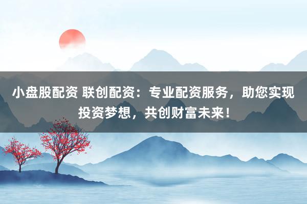 小盘股配资 联创配资：专业配资服务，助您实现投资梦想，共创财富未来！