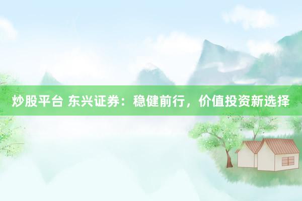 炒股平台 东兴证券：稳健前行，价值投资新选择
