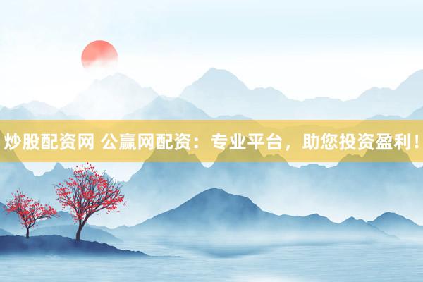 炒股配资网 公赢网配资：专业平台，助您投资盈利！