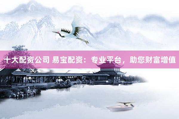 十大配资公司 易宝配资：专业平台，助您财富增值